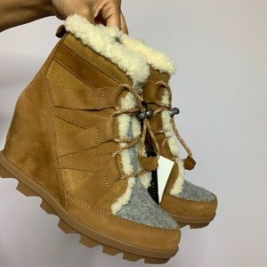 Sorell waterproof wedge boots